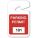 PARKING PERMITS,REARVIEW,101-200,WHT/RED