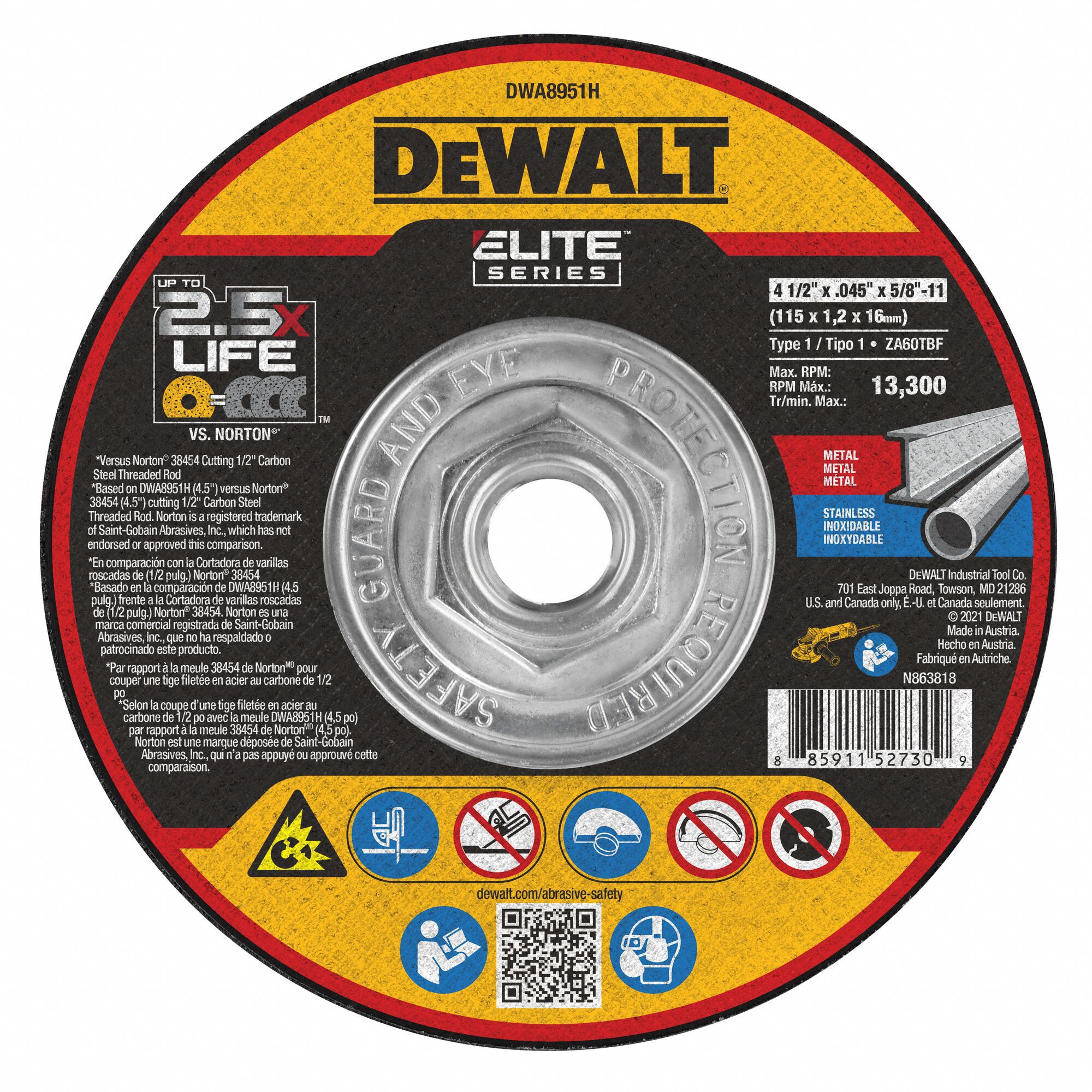 Abrasive Cut-Off Wheel 0.045 Thick