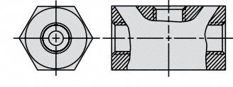 Steel Hydraulic Hose Adapters Female