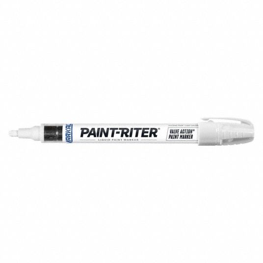 Markal White Paint Marker Bullet Tip 96930 - 43475011 - Penn Tool Co., Inc