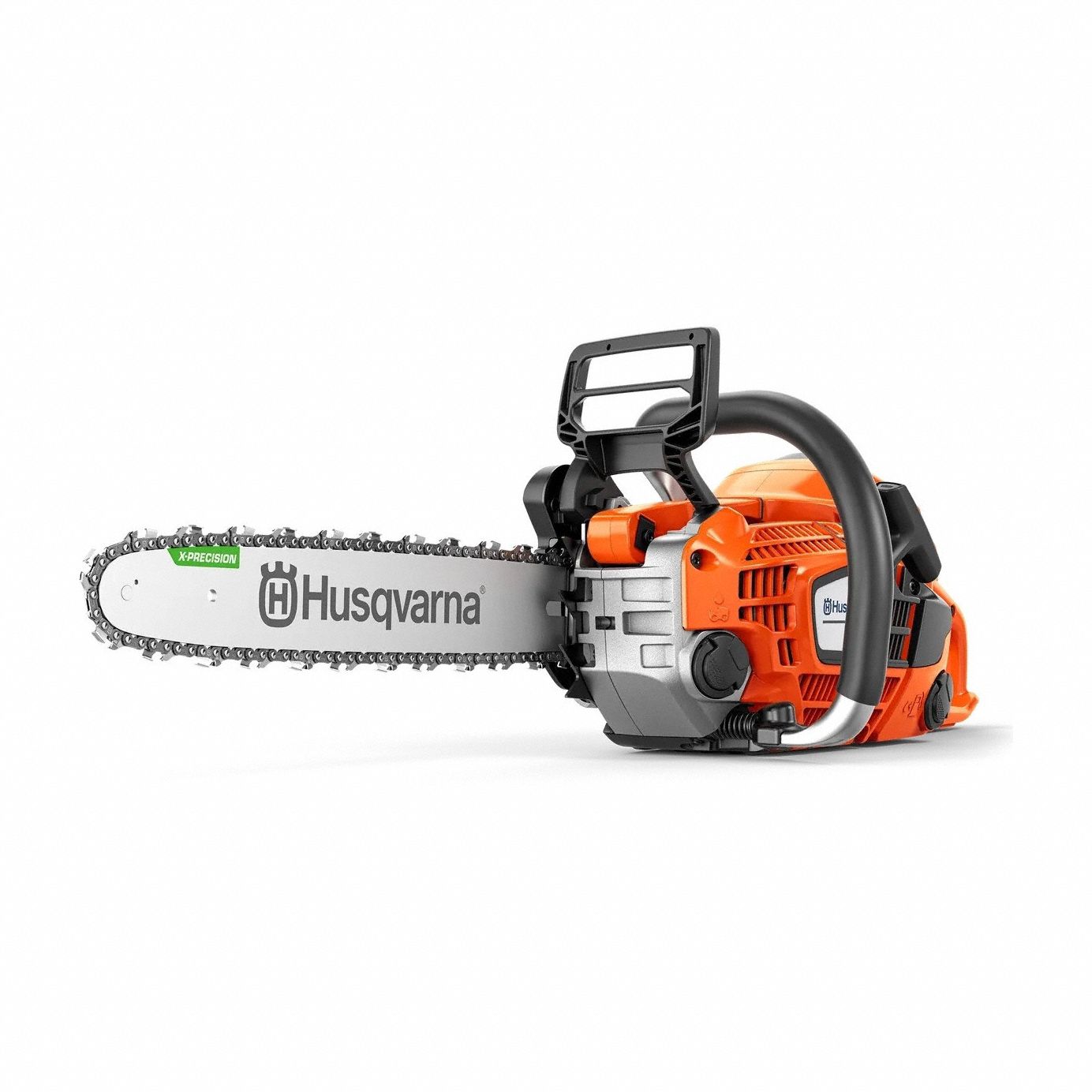 Gas-Powered Chainsaw: 14 in Bar Lg, Rear Handle, Auto Chain Oiler, 2.6 hp Horsepower