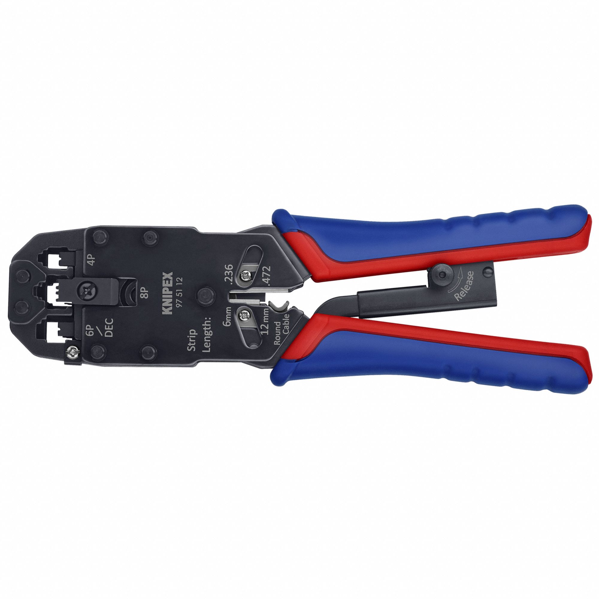 KNIPEX Alicate Aislador ,Longitud Total 10, Capacidad 20 a 10 AWG