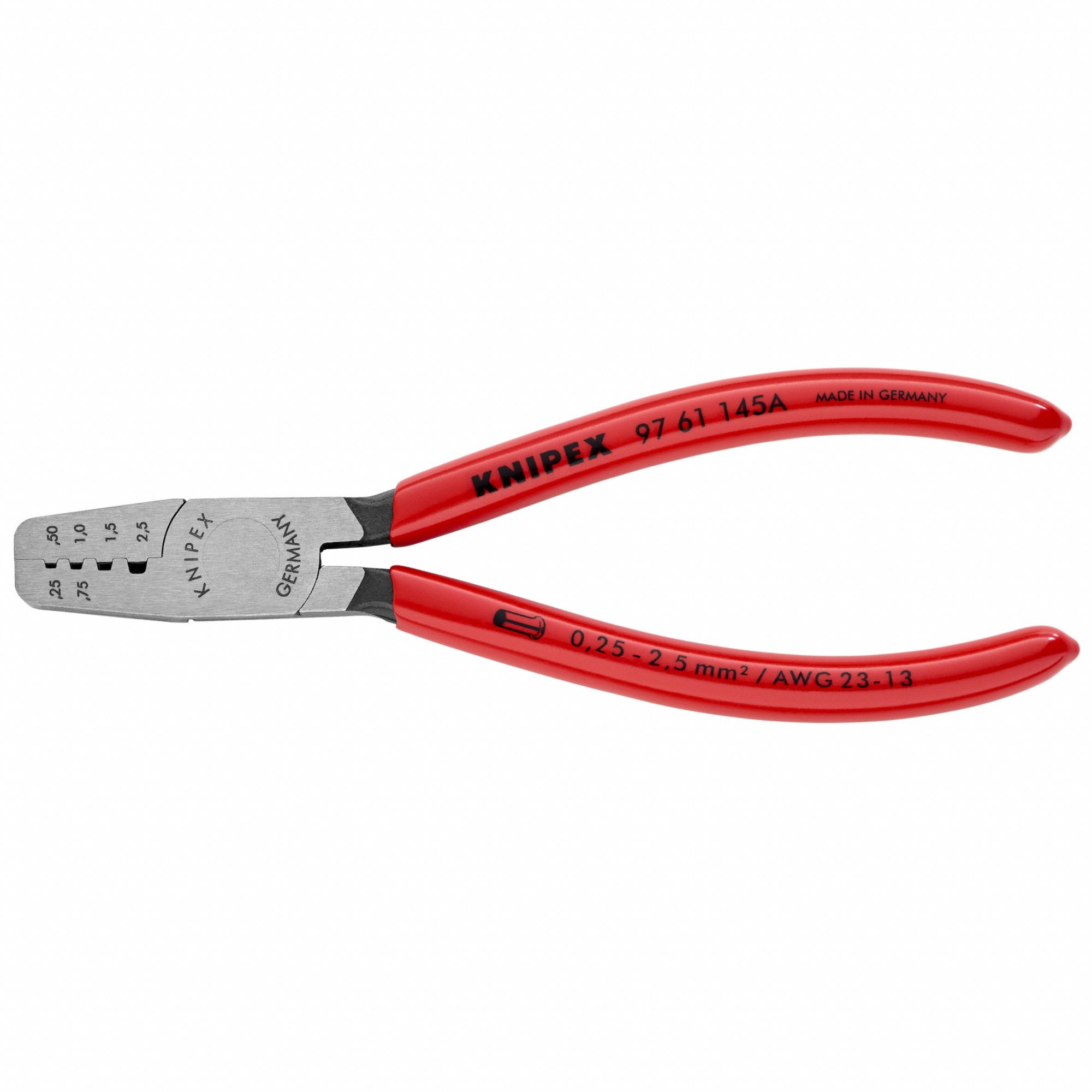 KNIPEX Alicate Aislador ,Longitud Total 7-1/4, Capacidad 20 a 10