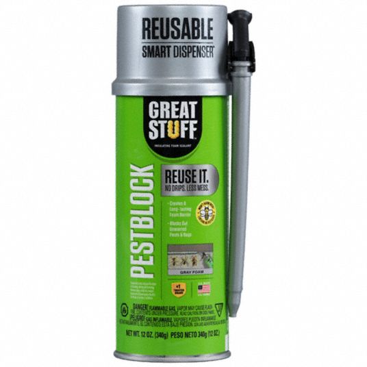 GREAT STUFF Pestblock 12 oz Straw Indoor/Outdoor Spray Foam