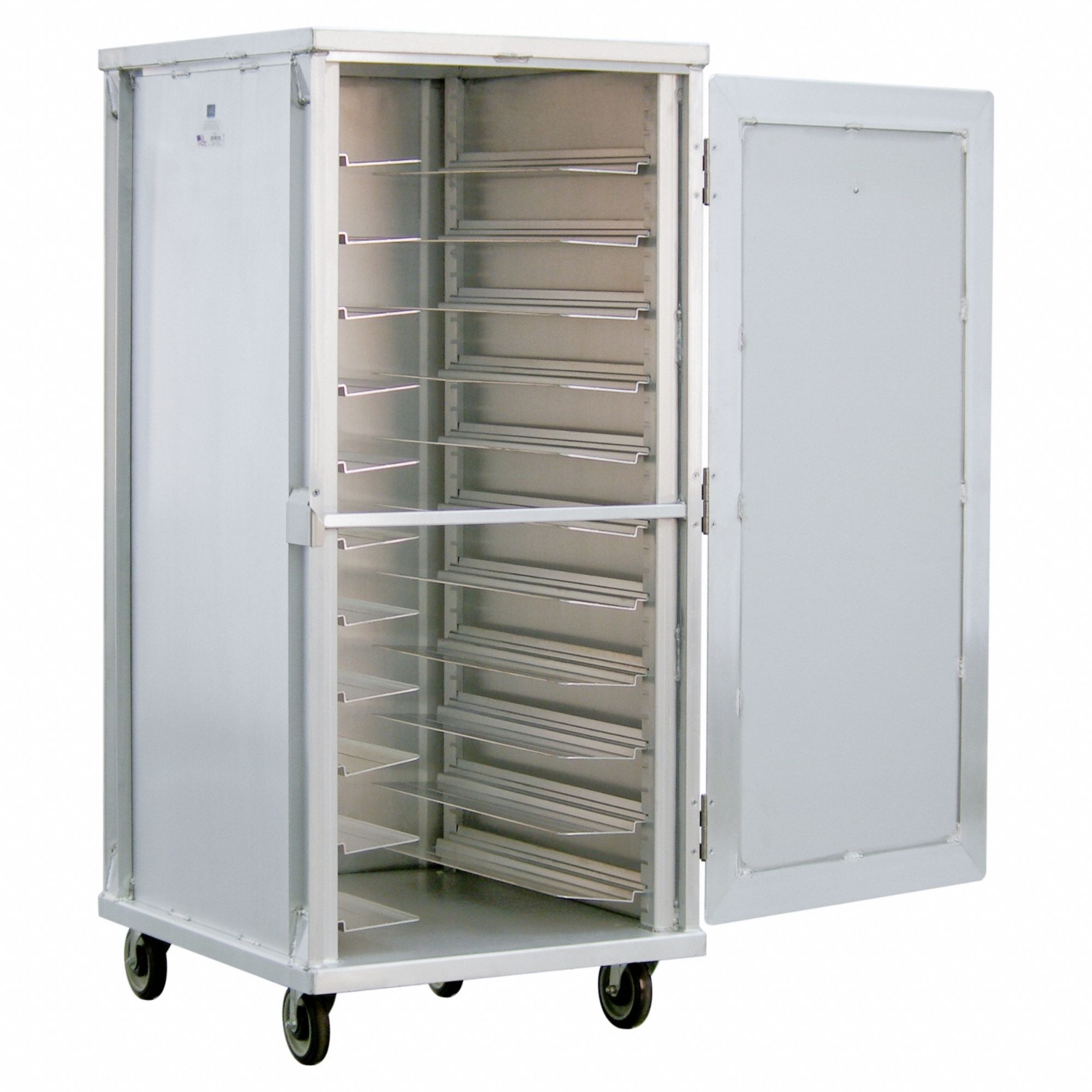 Universal Adjustable Angle Cabinet: 11 Slots, 1 1/2 in Betw Shelves, 27 5/8 in Wd