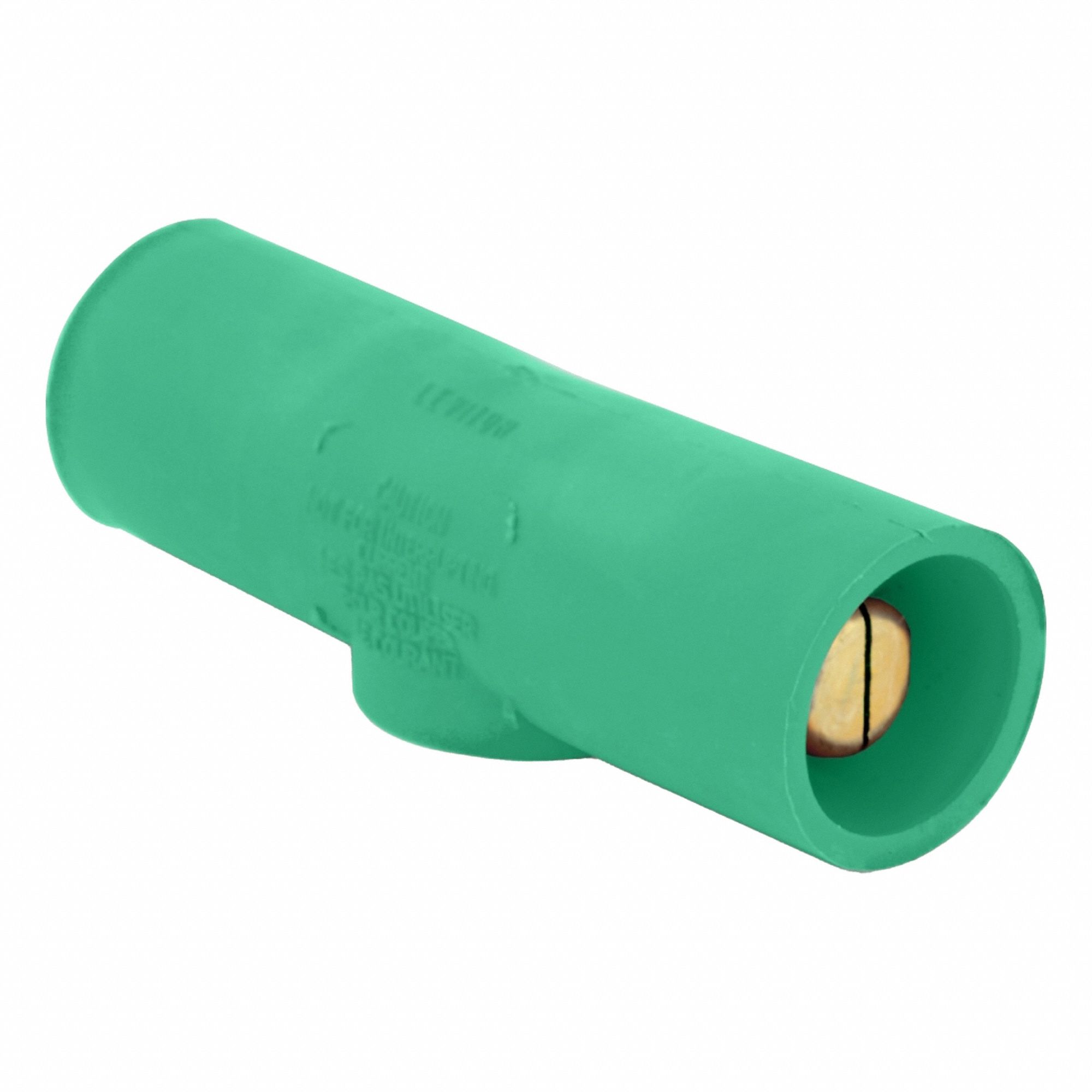 Gender Reversing Adapter: Male-Male, 400 A, Green