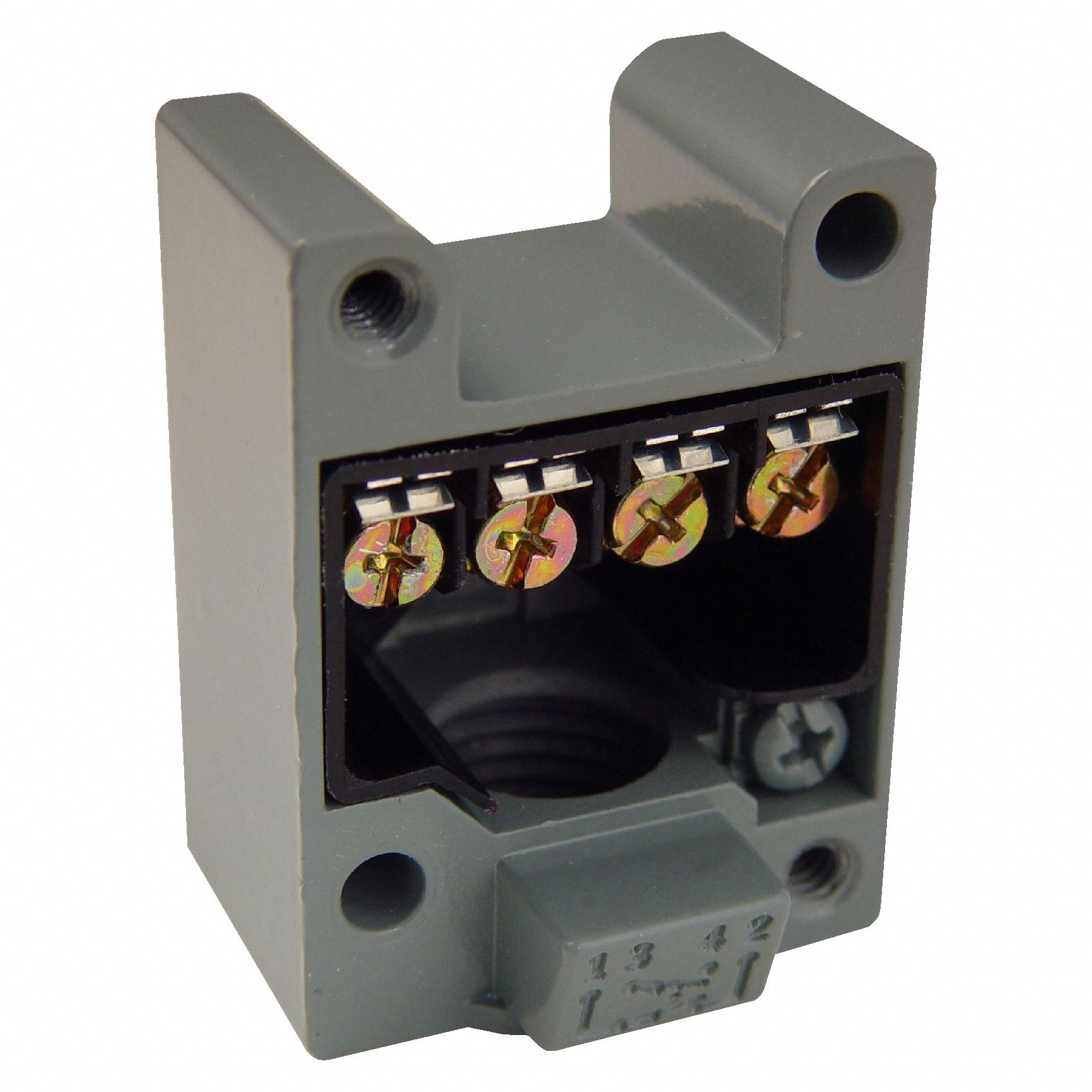 Limit Switch: Miniature Body, 2 Mounting Holes, 1NO/1NC, Metallic