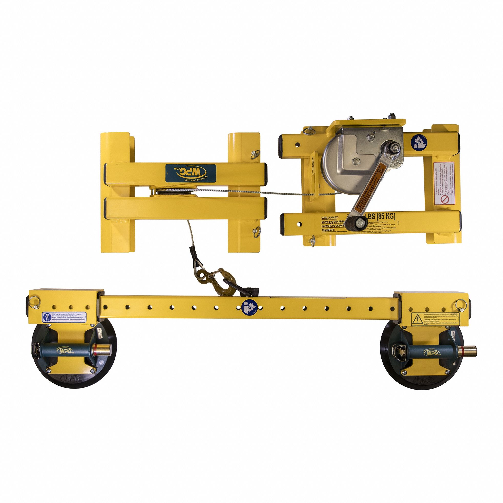 Ladder-Mounted Window Suction Lifters