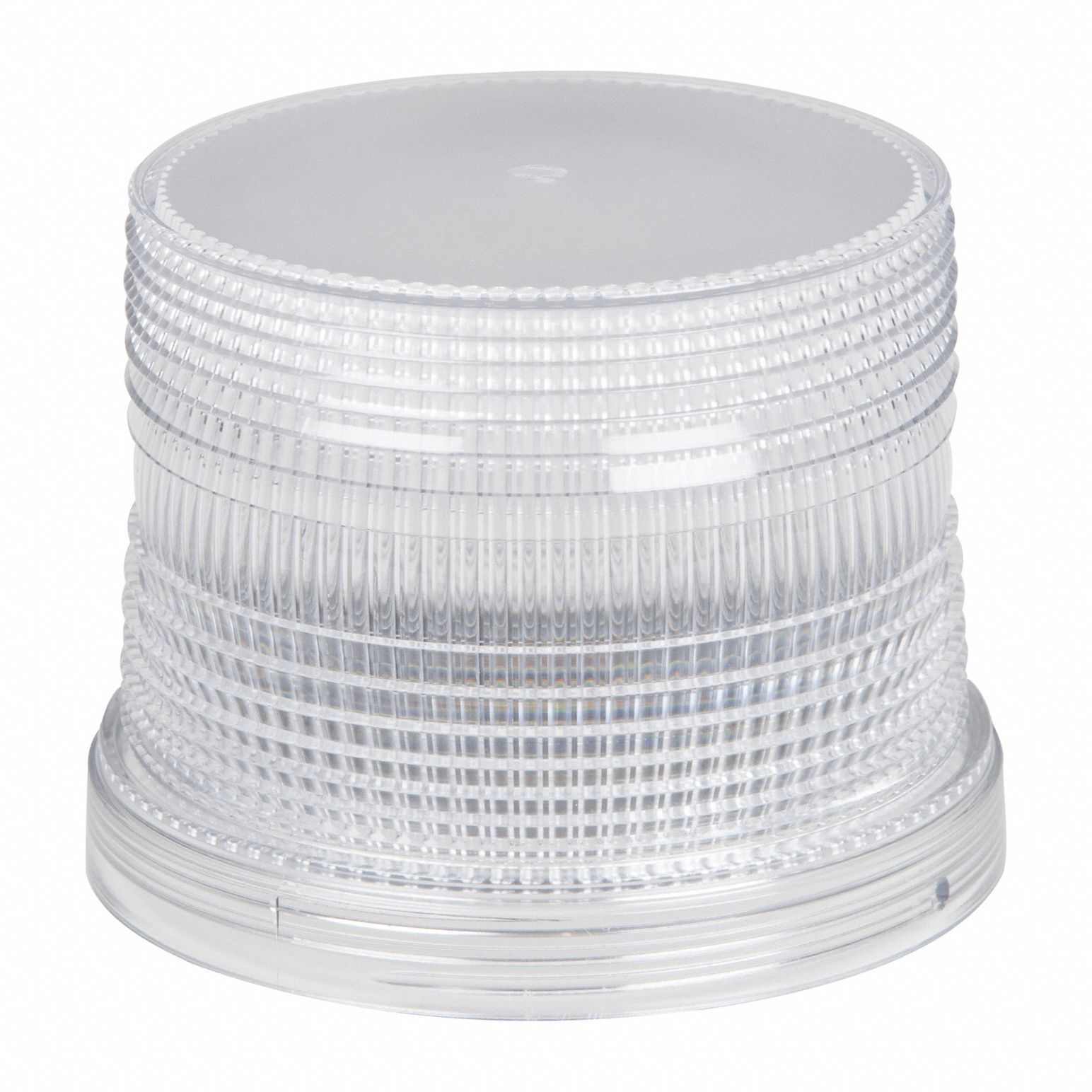 Replacement Lens: Round, Beacon Light, 3 in Ht - Vehicle Lighting, 4 in Wd - Vehicle Lighting