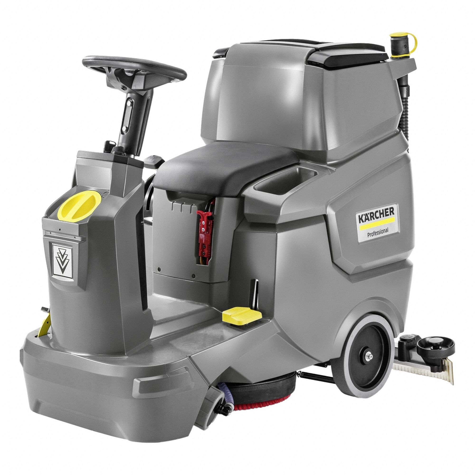 Floor Scrubber: Disk Deck, 180 RPM Brush Speed - Max, Battery, Sealed AGM, Rider Machine