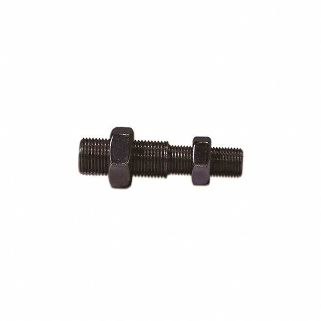 Load Cell Accessories - NPI - THREADED ADAPTER SST W/JAMNUTS: Threaded Adapter, (2) Jam Nuts