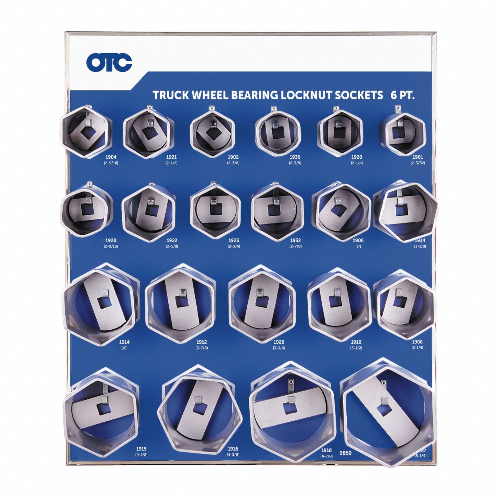 Automotive Socket Set: 3/4 in Drive Size, 21 Pieces, (21) 6-Point, Powder Coated