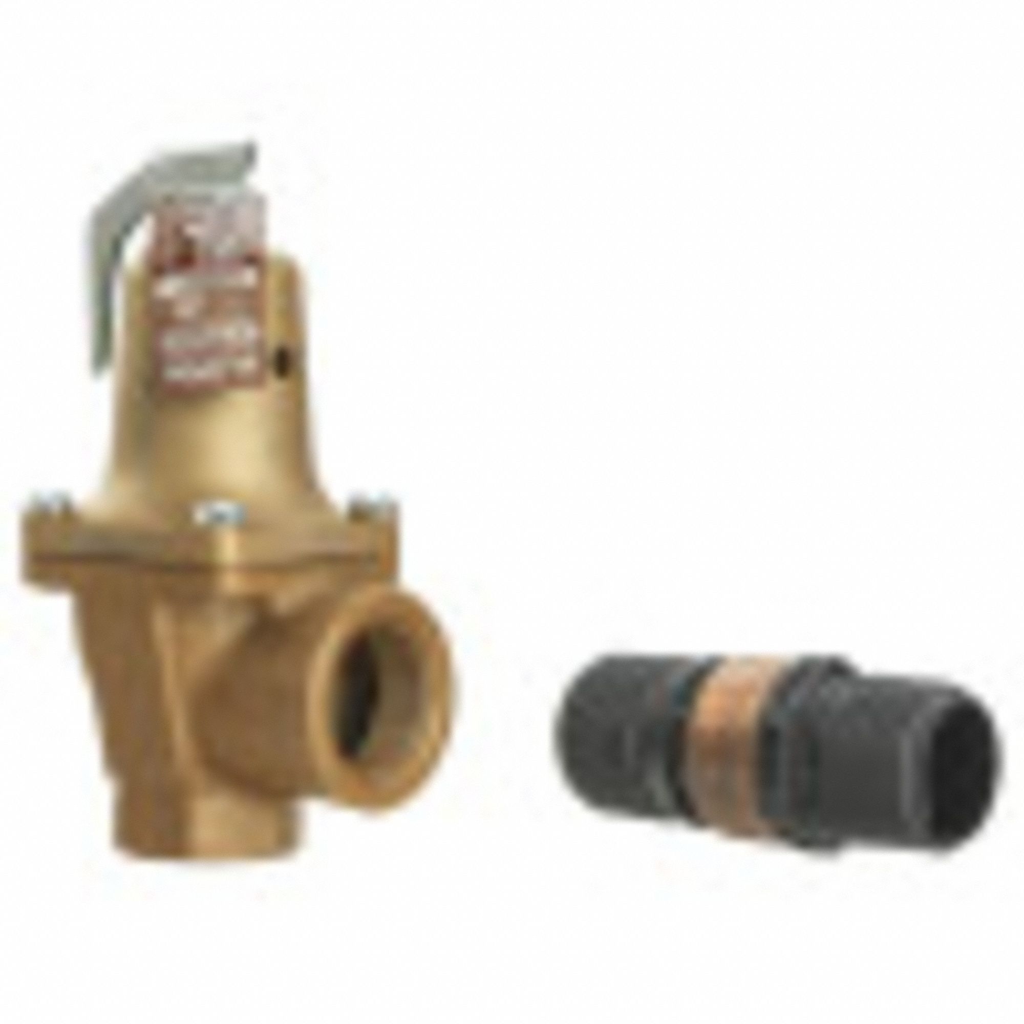 Relief Valve: FNPTF x FNPTF, 1 1/4 in x 1 1/4 in, Copper Silicon Alloy, 8 1/2 in Overall Ht