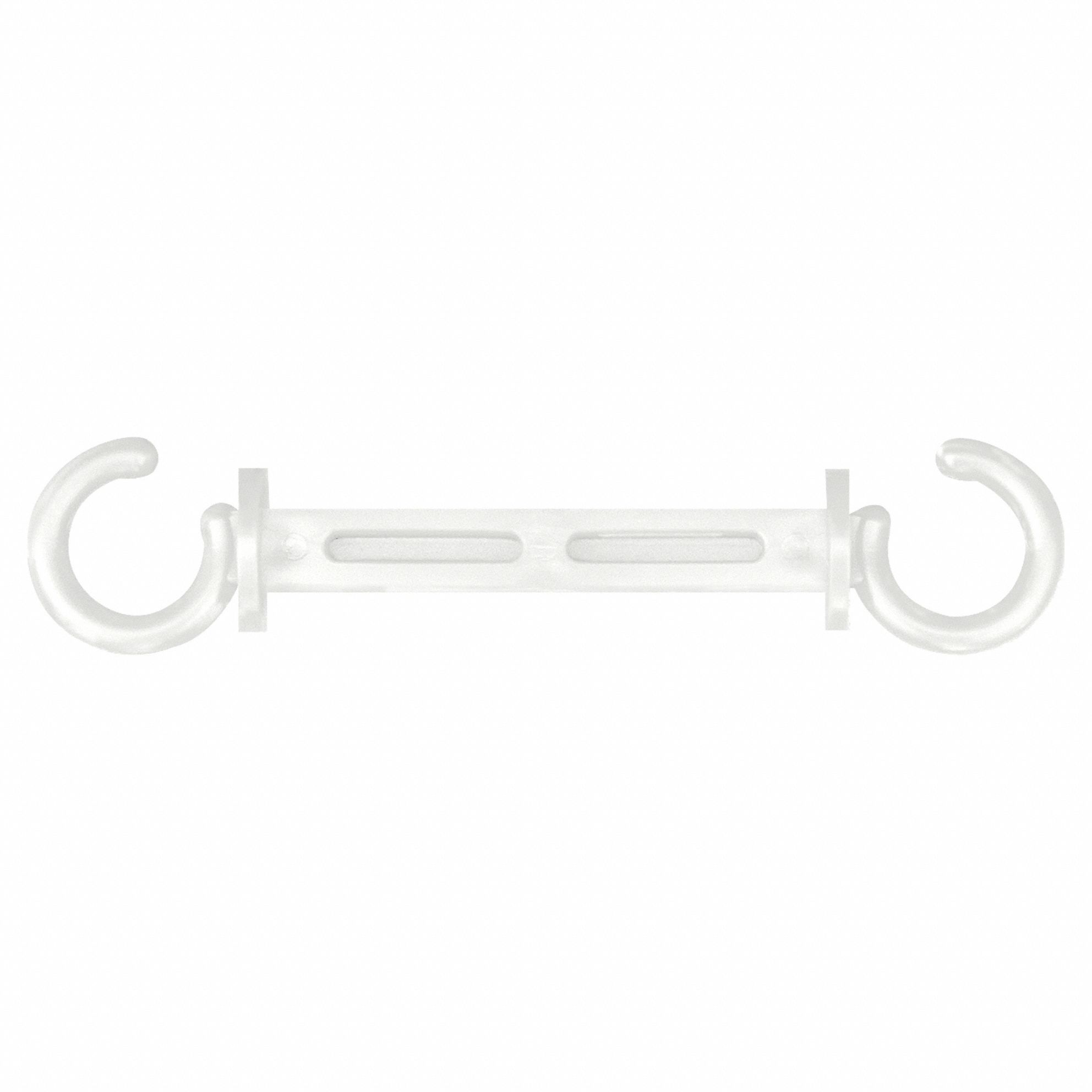 C-HOOK,3 IN.,WHITE,PLASTIC,PK10