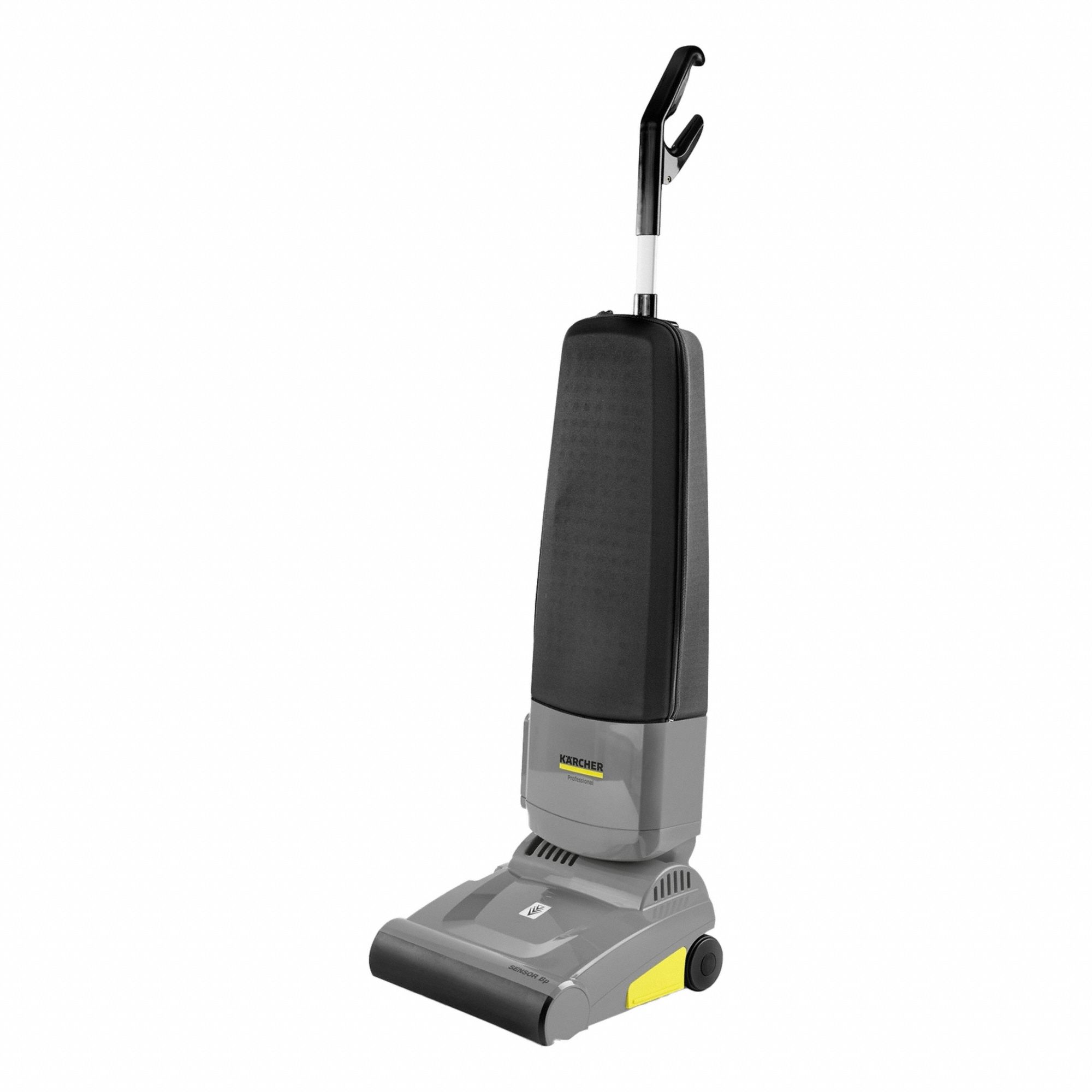 Upright Vacuum Cleaner: 12 in Cleaning Path Wd, 57 cfm Air Flow, 10.2 lb Wt, HEPA, Bag