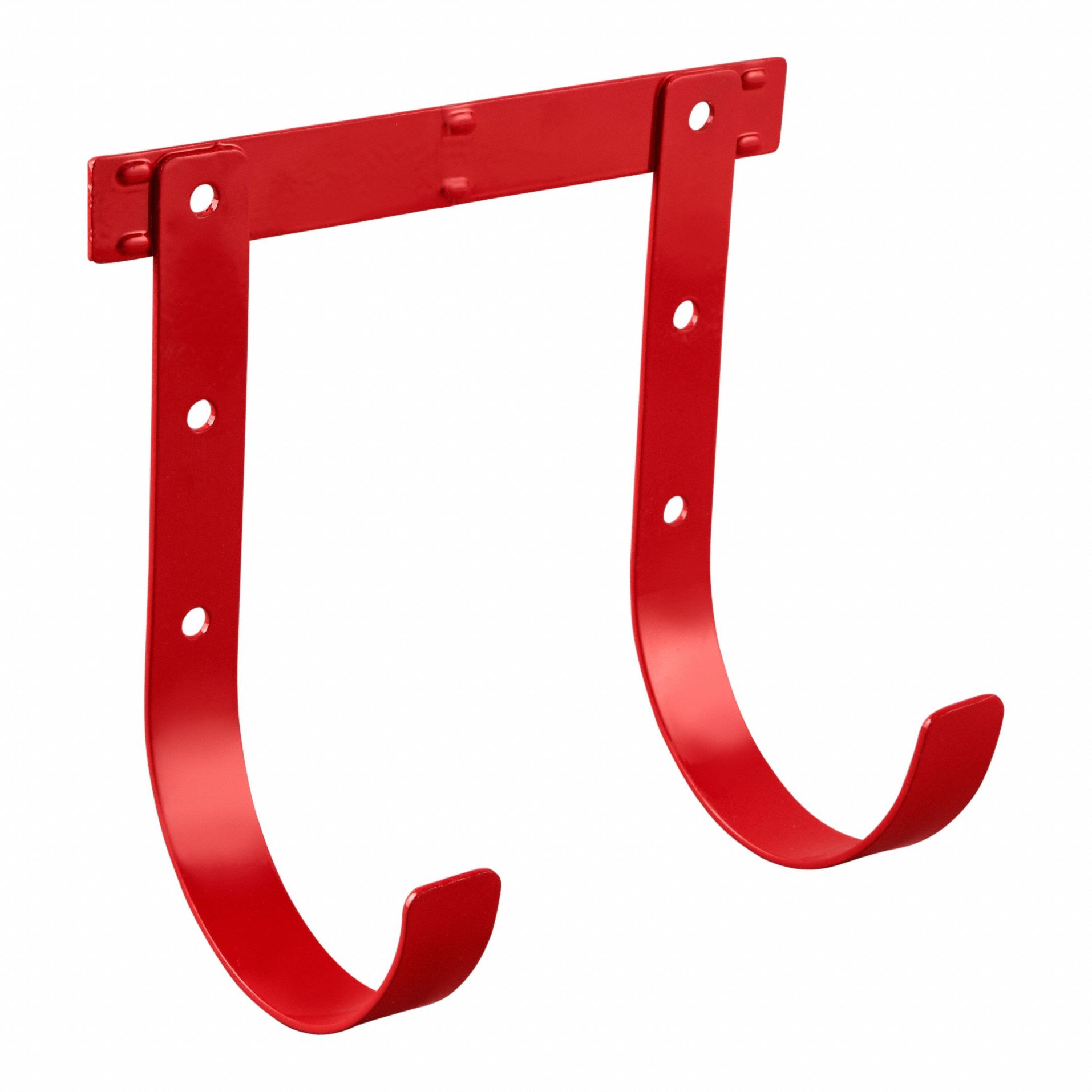 Hook: Hook, Steel, 5 in Overall Lg, 9 1/8 in Overall Wd, 8 in Overall Ht, Red