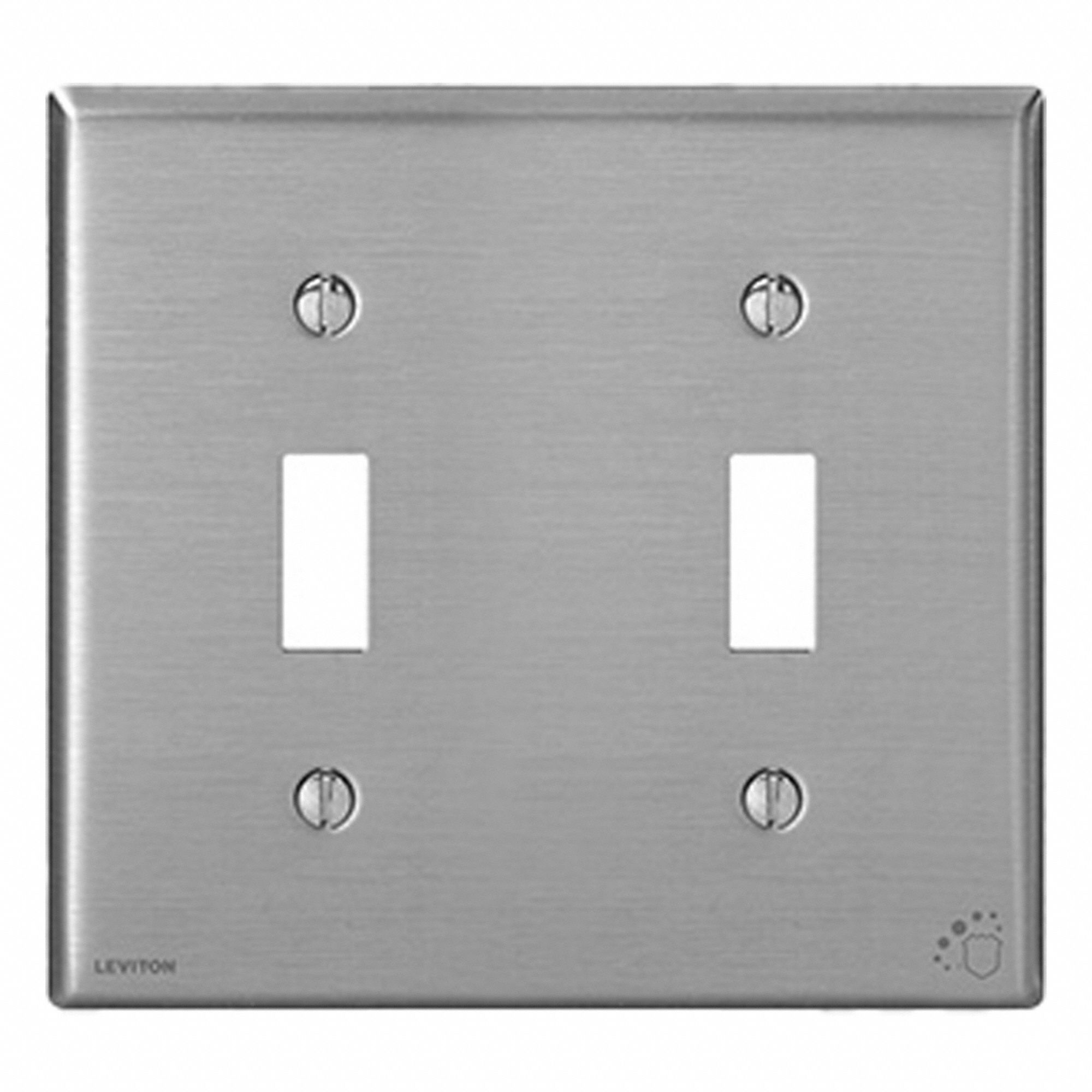 WallPlate Toggle Silver StainlessSteel