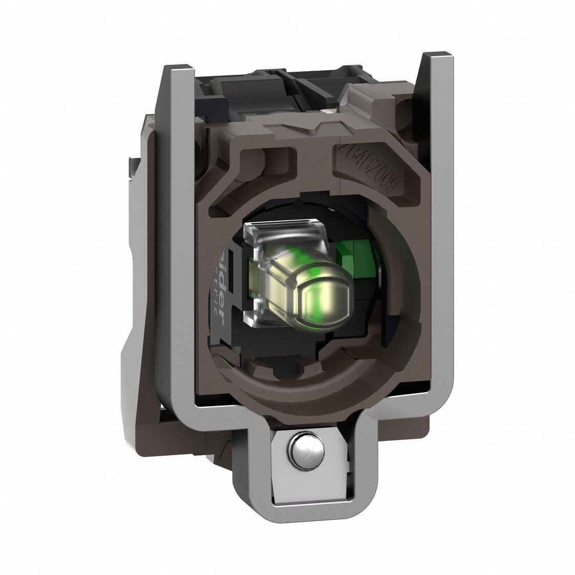 Lamp Module and Contact Block: 22 mm Panel Mounting Size, 1NO, White, LED