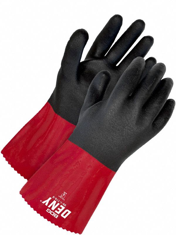 CHEMICAL RESISTANT GLOVES,SIZE XL,PR