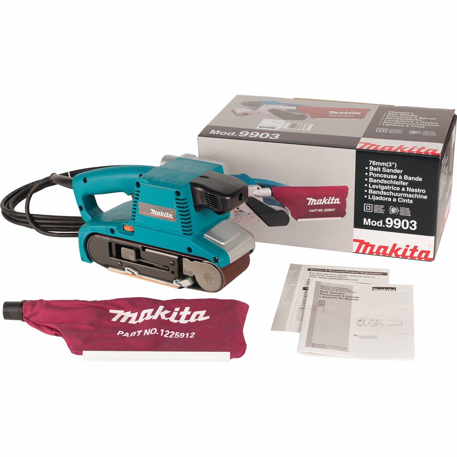 Corded Belt Sander Belt L 21 in 8.8 A