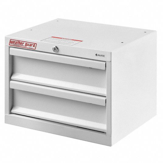 WEATHER GUARD, Steel, 2 Shelves, Van Drawer Storage System - 406TV2 ...