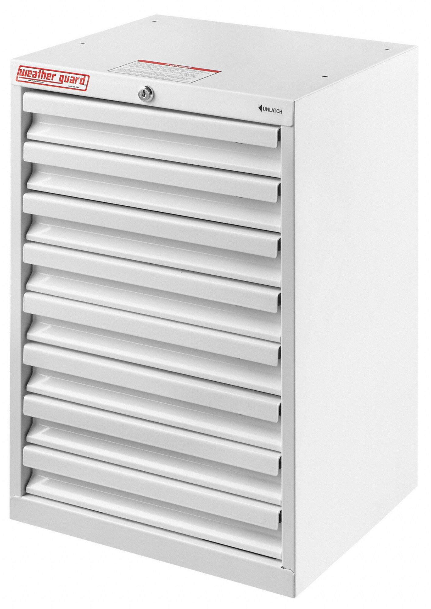 WEATHER GUARD, Steel, 8 Shelves, Van Drawer Storage System - 406TU8 ...