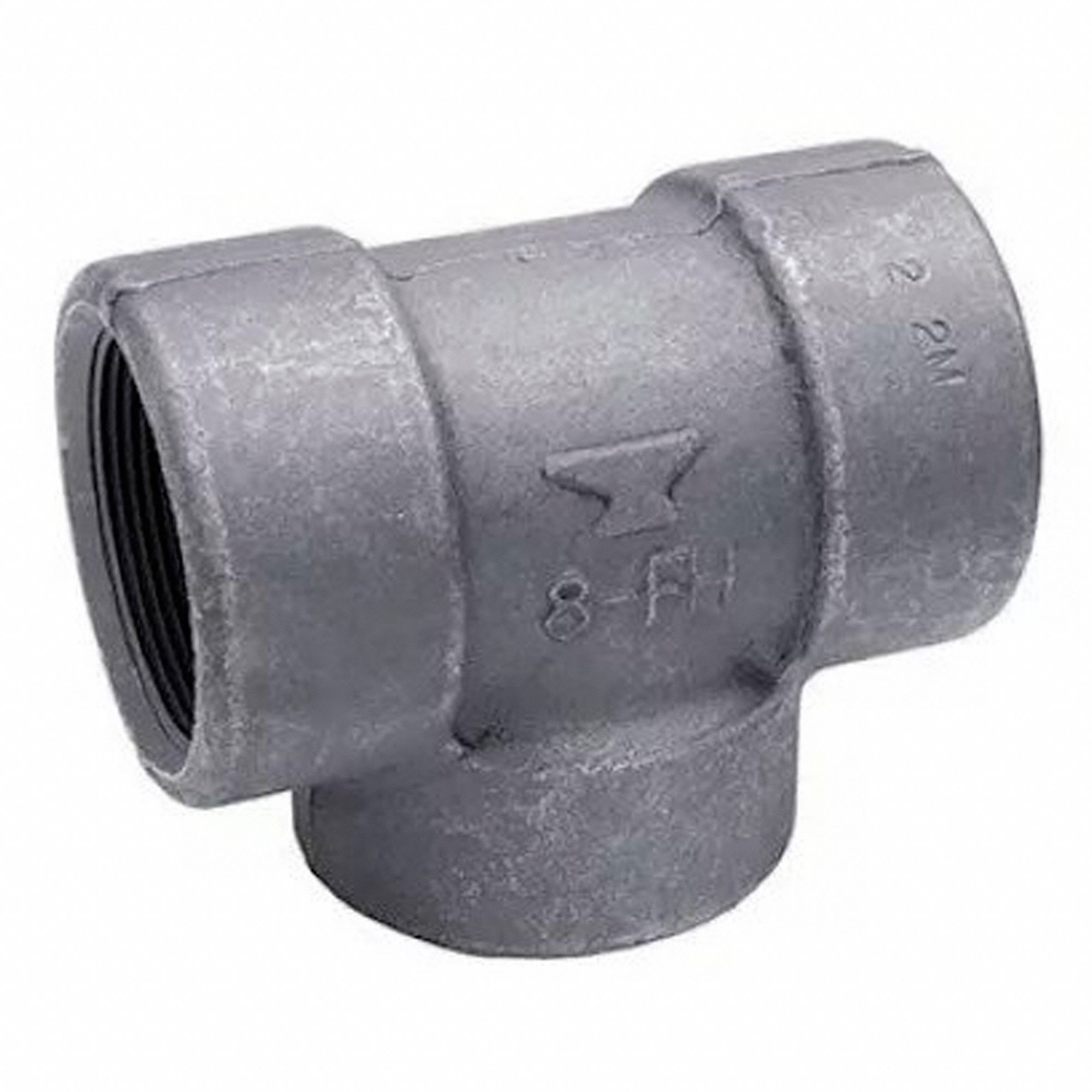 Tee: Forged Steel, 1/4 in x 1/4 in x 1/4 in Fitting Pipe Size, Female NPT x Female NPT x Female NPT