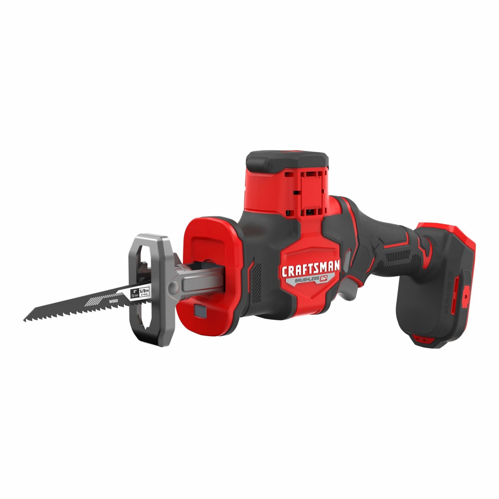 Reciprocating Saw: Tool Only, 3/4 in Stroke Lg, 2, 800 Max. Strokes per Minute, Straight