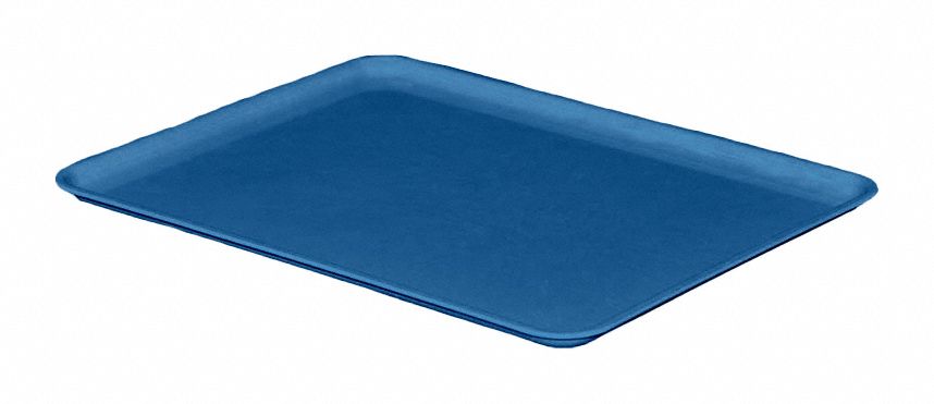 Lid: 12 3/8 in x 9 3/4 in, Blue, Fiberglass, 1NTR2/1NTR3/8AU04/8AU05/9GAC2