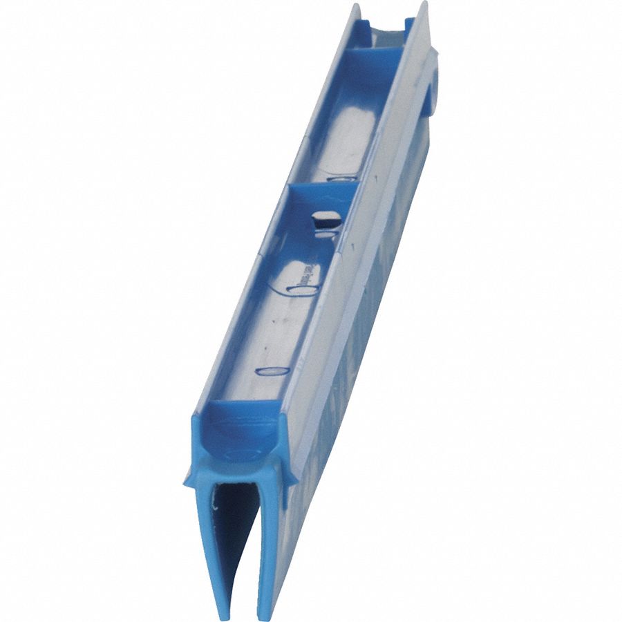VIKAN Replacement Squeegee Blade 20 in Squeegee Blade Wd, Rubber, Blue, FDA Compliant 9AAA9