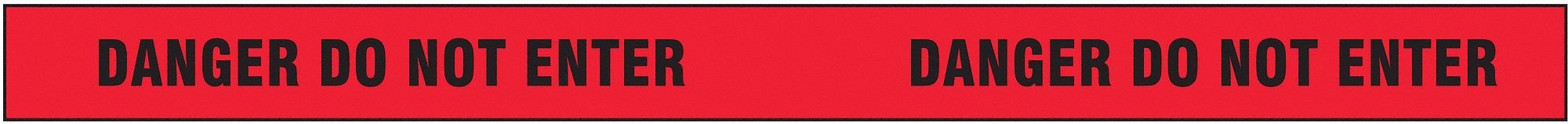 BARRICADE TAPE,RED/BLACK,180 FT X 2 IN