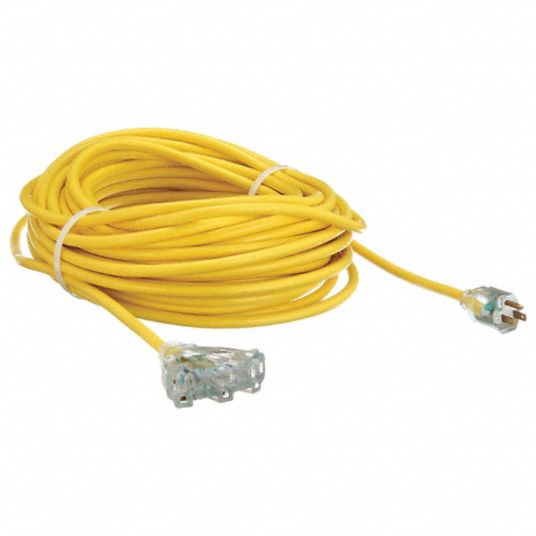 100 ft Cord Lg, 12 AWG Wire Size, Extension Cord - 5XFP5