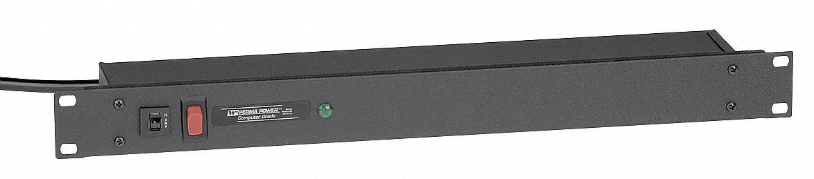 Surge Protected Power Distribution Unit: 120V AC, 6 Outlets, NEMA 5-15R, NEMA 5-15R