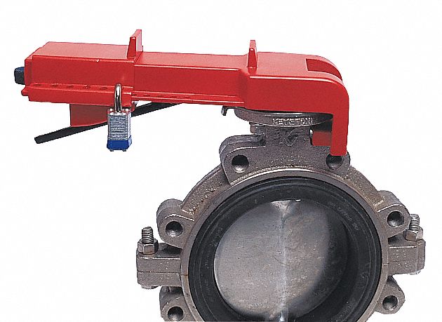 9AEW0 - Butterfly Valve Lockout Blue