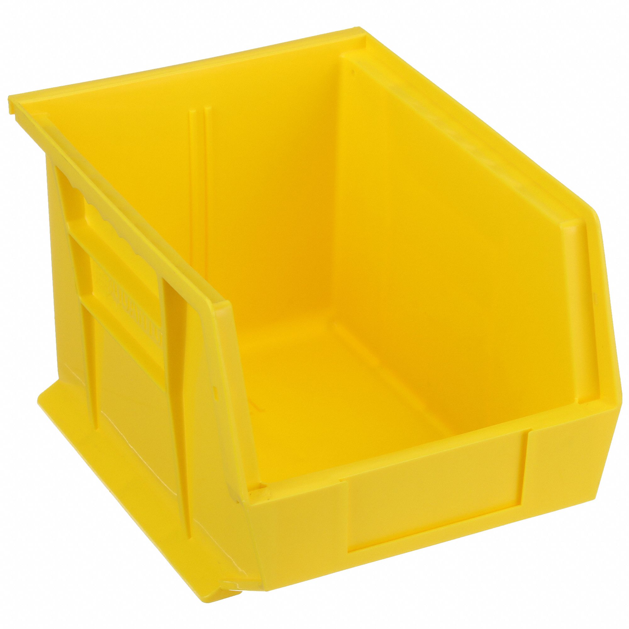 Hang and Stack Bin: 8 1/4 in x 10 3/4 in x 7 in, Yellow, 50 lb Load Capacity