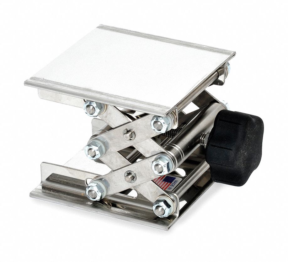 Lab Lift, 4 in Base Length, 4 in Base Width Grainger