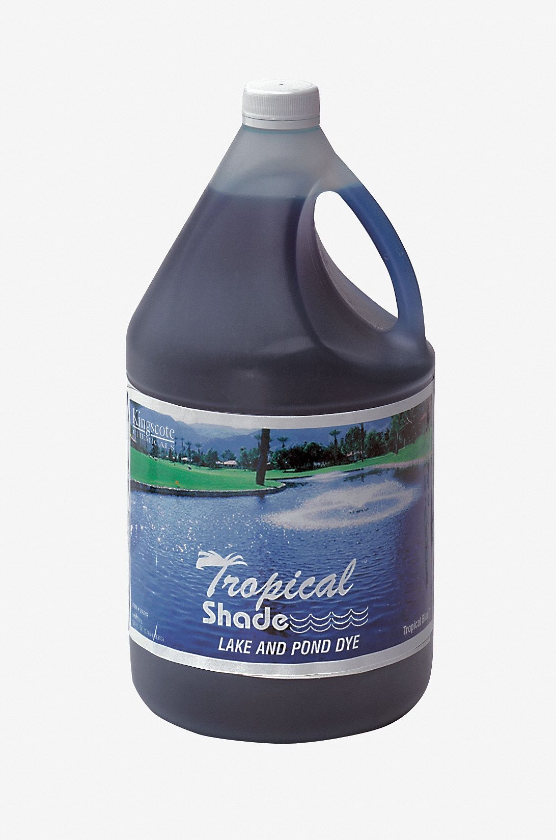 Dye Tracer Liquid: Blue, 1 gal Container Size, Pond Dye, 4 acre/ft per gallon, Immediate