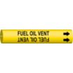 Fuel Oil Vent Snap-On Pipe Markers