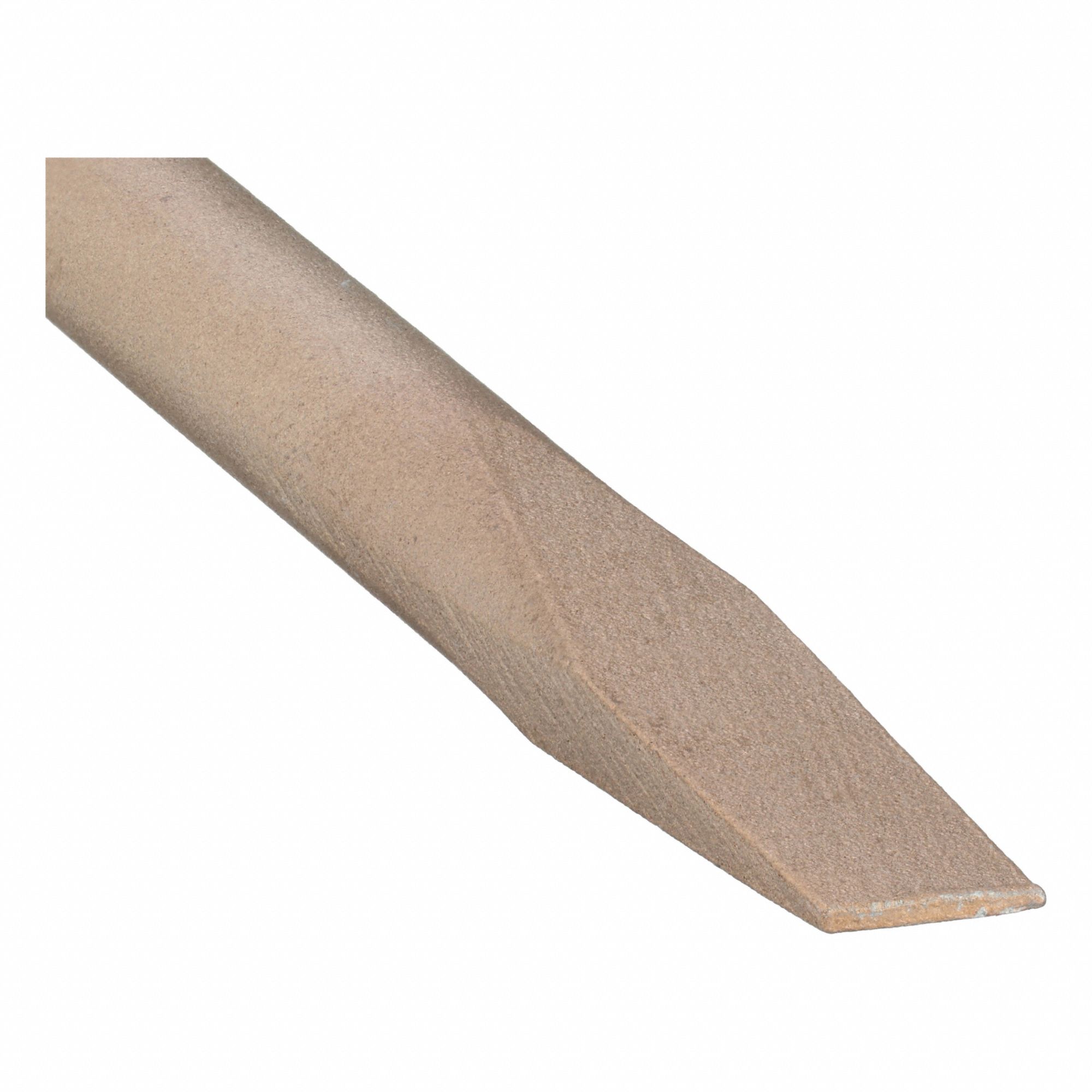 Non-Sparking Slotted Screwdriver: Beryllium Copper, 1/4 in Tip Size, Std Lg, 4 in Shank Lg