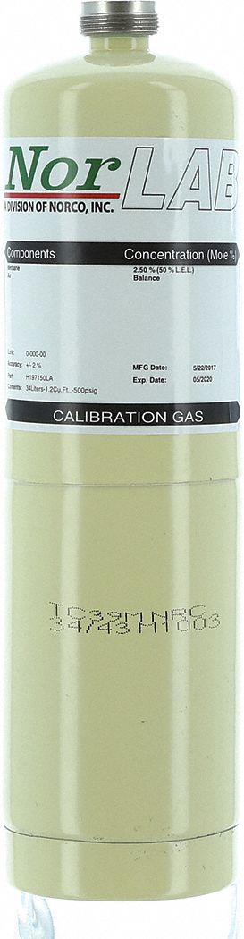 Calibration Gas Cylinder, 34L