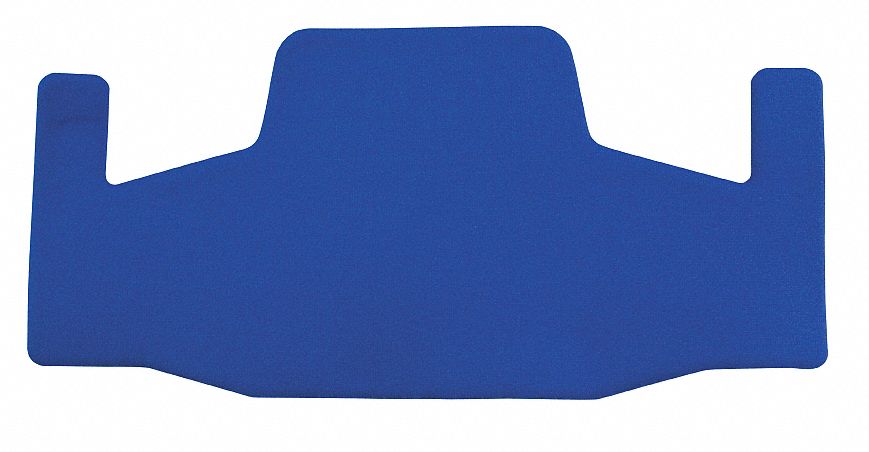 BULLARD Replacement Browpad, Evaporative Cooling, Polartec, Blue   Hard Hat Cooling Products   9ANT0|RBPCOOL