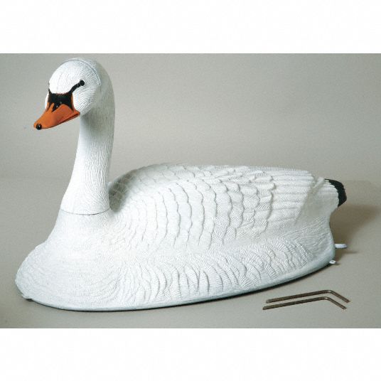 FLAMBEAU, White, Plastic, Swan Decoy - 9ATJ0|5889LO - Grainger