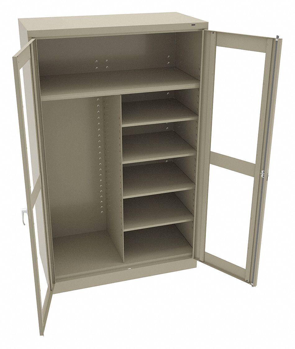 TENNSCO, 48 in x 24 in x 78 in, 5 Shelves, Storage Cabinet - 9AUA0 ...