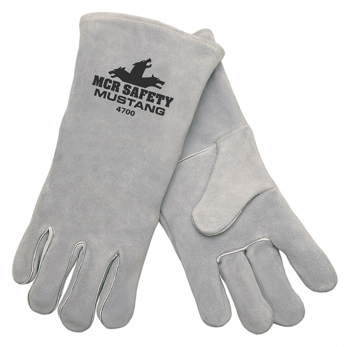 MCR SAFETY Leather Gloves, XL, Welding, 1 PR 9BM744700 Grainger