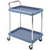 Utility Carts with Antimicrobial Deep Lipped Plastic Shelves