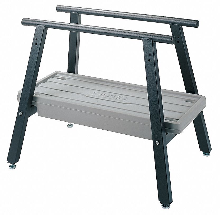 UNIVERSAL LEG & TRAY STAND, 25 X 50 X 32 IN, 400 LB, STATIONARY/TOOL TRAY