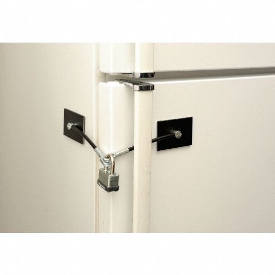 Beige, 1/2 ft Cable Lg, Cable Lock - 9CK74|NPRL151IVR - Grainger