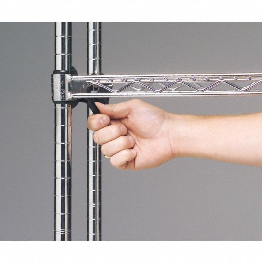 Metro GBHHK4-T Horizontal Triple Glove Box Holder for Super Erecta Wire  Shelving and SmartWall Wall Shelving - Metro