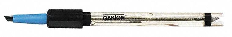 pH Electrode: pH, BNC, Single, Round, Epoxy, 0.91 m Cable Lg, 130 mm Overall Lg, Epoxy