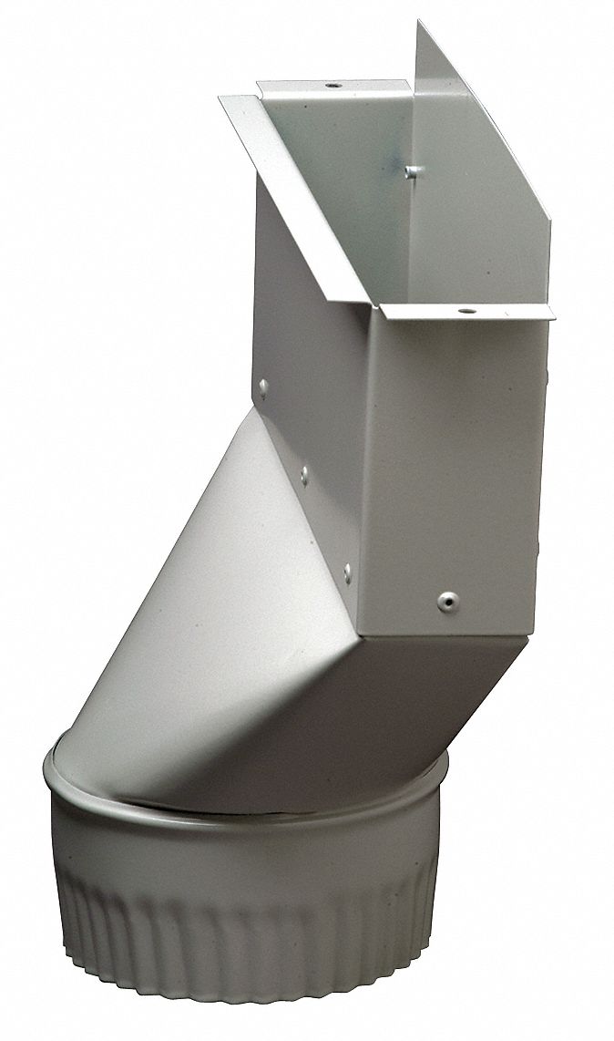 Lower Exhaust Transition Adapter Polyethylene